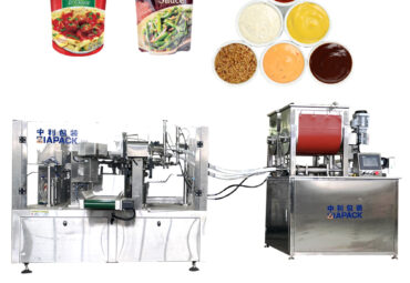 Machine automatique de conditionnement de sachets préfabriqués pour sauce