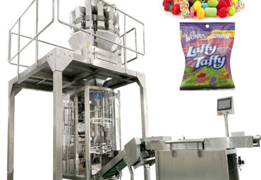 Machine automatique verticale multifonctionnelle d'emballage alimentaire (emballage) Vffs pour le riz/café/noix/sel/sauce/haricots/graines/sucre/charbon de bois/aliments pour chiens/litière pour chat/pistache